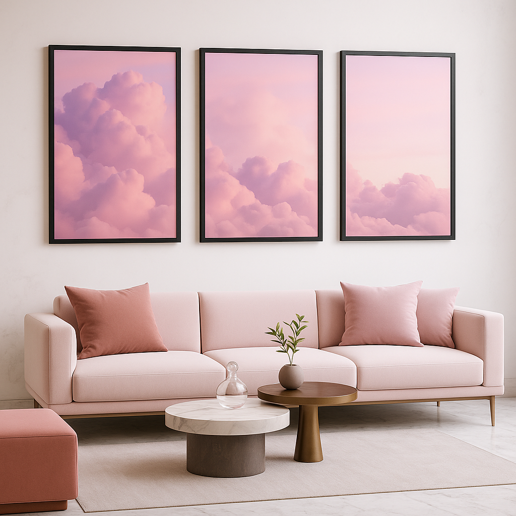 Cloud Ballet Framed On Wall Side