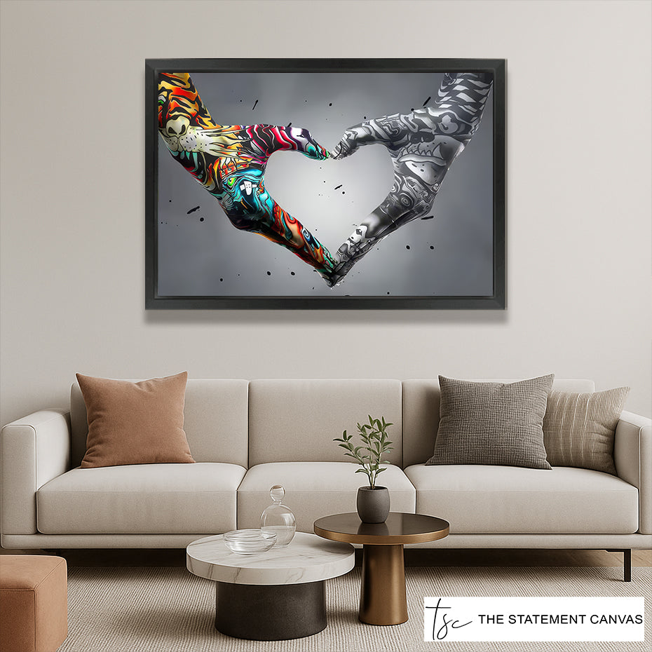 Inkbound Hearts On Wall