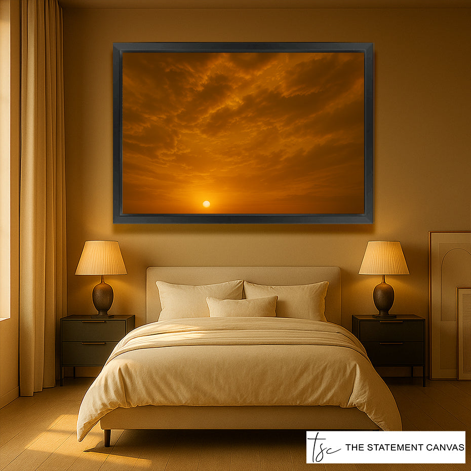 Molten Quiet On Wall Framed