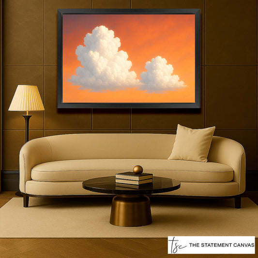 Pillars Of Firelight On Wall