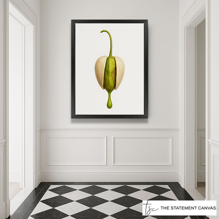 Pistachio Cream On wall