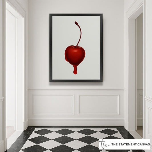 Cherry pop on wall