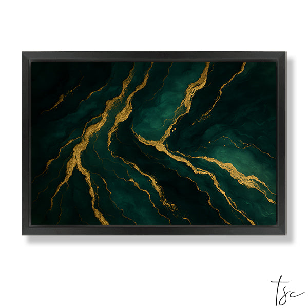 Verdant Veins Framed