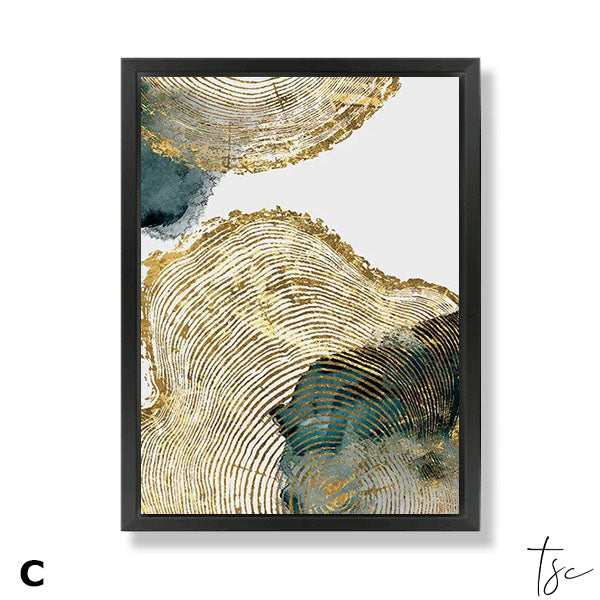 Whispering Woods C Black Frame