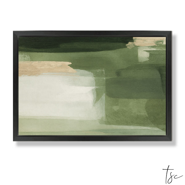 Whispers in green framed