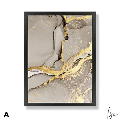 Gold Marble Frame A