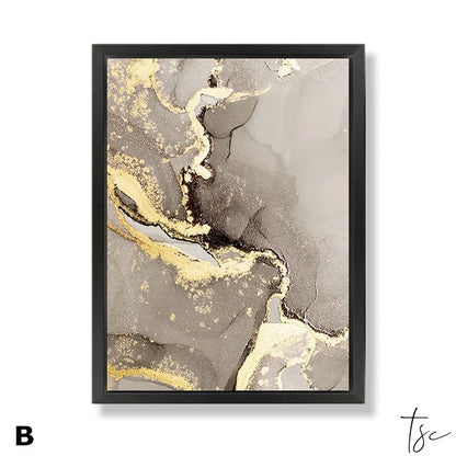 Gold Marble Frame B