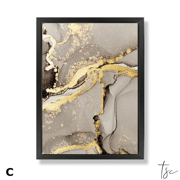 Gold Marble Frame C